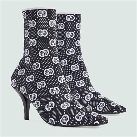 botki gucci|gucci knit ankle boots.